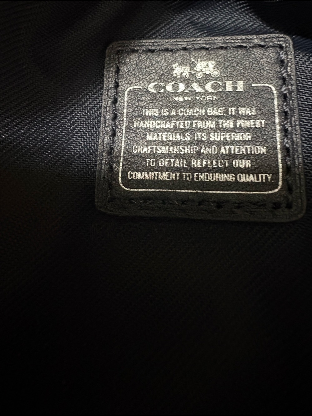 Coach Swagger Swingpack in Silver /Blue Metallic Pebble Leather, Style 36502 - Picture 4 of 11
